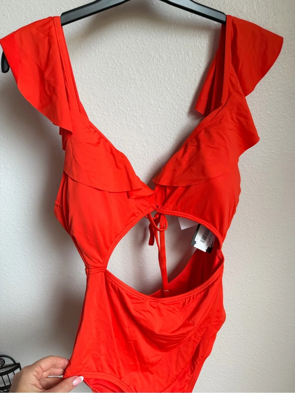 NWT Kate Spade New York  Ruffle V-Wire One Piece Swimsuit Sz XL
